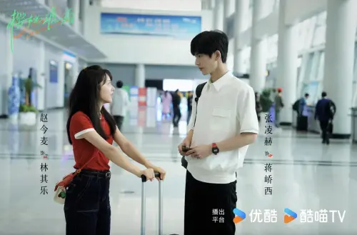 ▲張凌赫（右）在時裝劇《櫻桃琥珀》裡飾演一名帶有憂鬱氣質的男子，談論從青春時期走向成人跨越11年的故事。（圖／翻攝自豆瓣）