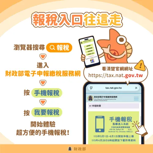 報稅季今開跑！財政部推手機報稅不用5分鐘　5/4開放臨櫃