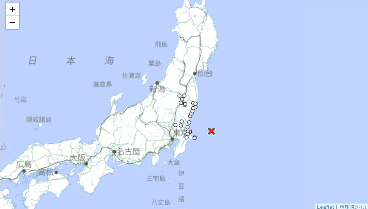 台灣才6.1地震！日本茨城外海爆5.0地震