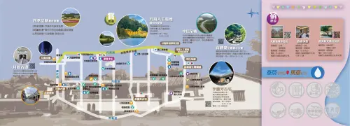 ▲大溪月眉休閒農業區觀光指南。（圖／大溪月眉休閒農業發展協會）