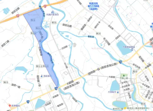 ▲桃園市5月4日停水影響範圍。（圖／台灣自來水公司）
