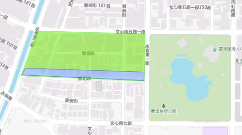 ▲台中市南屯區5月4日停水影響範圍。（圖／台灣自來水公司）