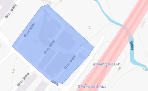 ▲台中市沙鹿區5月4日停水影響範圍。（圖／台灣自來水公司）