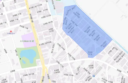 ▲台南市5月4日停水影響範圍。（圖／台灣自來水公司）