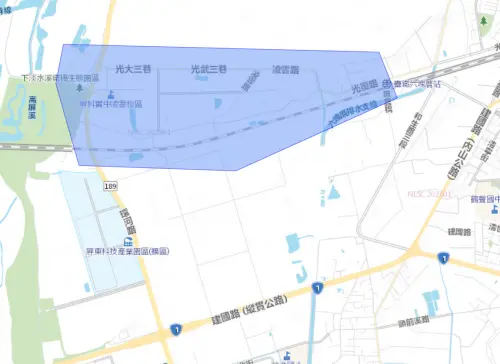 ▲屏東縣5月4日停水影響範圍。（圖／台灣自來水公司）
