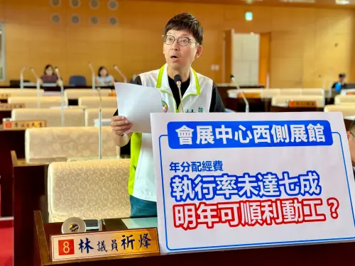 台中會展西側展館進度落後　議員憂啟用期程
