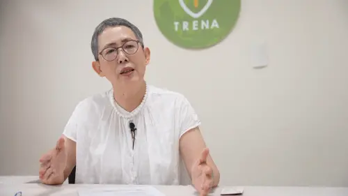 ▲再生能源推動聯盟TRENA秘書長高茹萍，談再生能源政策發展困境。（圖／記者王郁勳攝）
