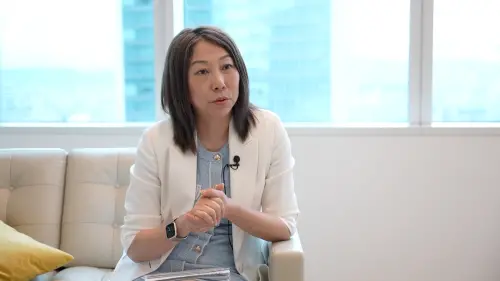 ▲沃旭能源董事長欣潔接受NOWNEWS專訪，談如何將在台灣蓋離岸風電經驗，輸出至韓國。（圖／記者王郁勳攝）