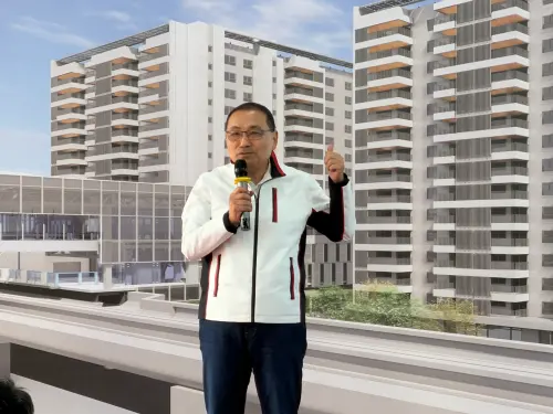 ▲新北市長侯友宜致詞（圖／新北市政府捷運工程局提供）