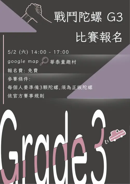 ▲宜蘭華泰童趣村的市集活動中，一場官方G3戰鬥陀螺比賽大爆冷門。（圖／華泰玩具 Threads）