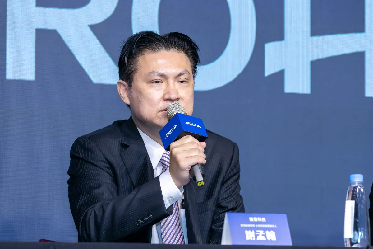 ▲達發科技執行副總經理暨發言人謝孟翰表示，預估公司光通訊全年營收將成長三倍以上。（圖╱達發科技提供）