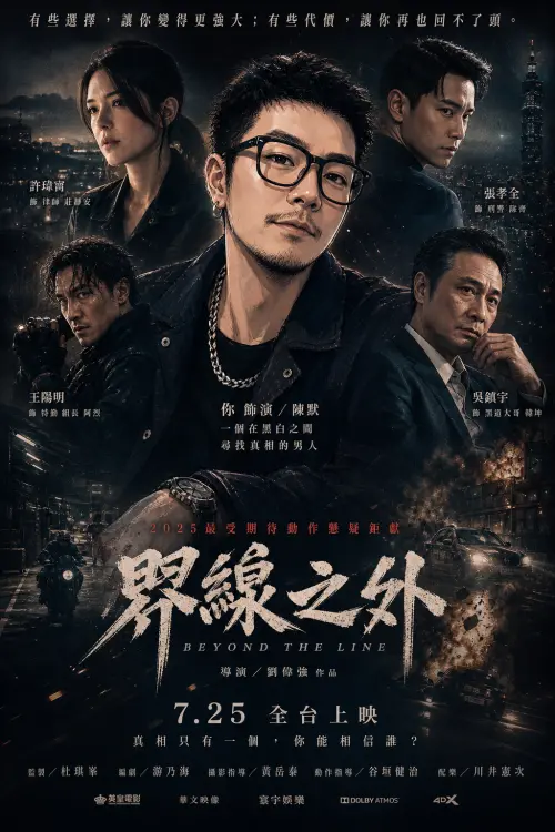 ▲電影海報實測生成圖，直接跟許瑋甯、張孝全、王陽明飆戲！超逼真根本像真的會上檔的電影。（圖/ChatGPT生成/記者張嘉哲監製）
