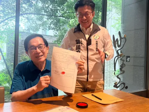 郭國文到府服務　替陳水扁完成黨籍遷回台南心願
