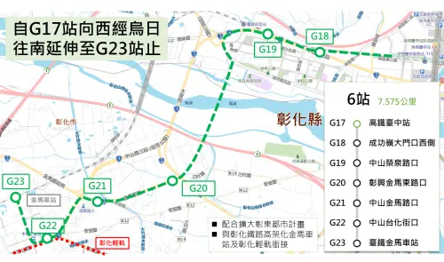 搭捷運遊大坑不是夢！中捷彰化4站點曝光　落實王惠美政見有變數