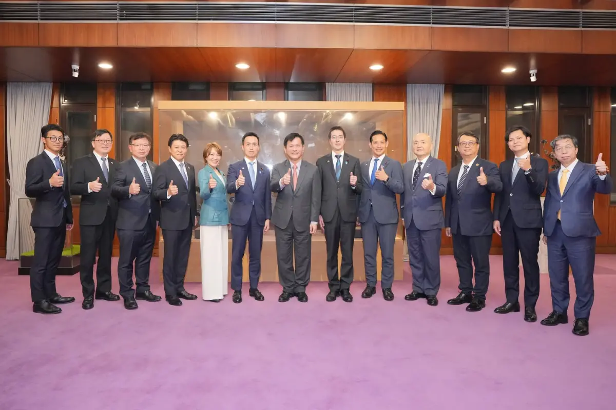林佳龍宴請日本自民黨青年局訪團！盼攜手打造「非紅供應鏈」