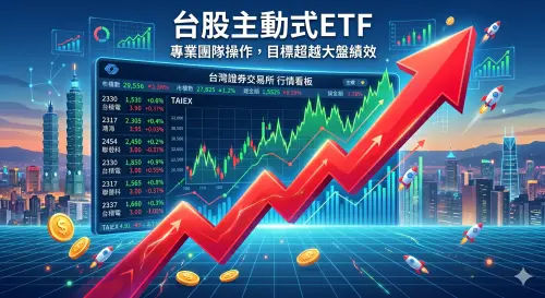 ▲主動式ETF有機會創造超過市場指數的報酬，不過風險較高。（示意圖／Gemini AI生成／NOWNEWS監製）