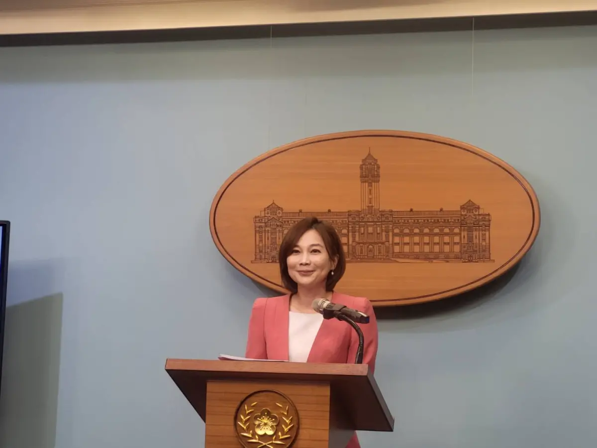 ▲郭雅慧表示，總統賴清德對於徐錫祥願意被提名，及這段時間的努力，表達非常的感謝。（圖／記者陳佩君攝，2026.05.07）