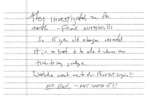 ▲據信是已故淫魔富商愛潑斯坦（Jeffrey Epstein）所寫的遺書首度曝光。（圖／翻攝自United States District Court, Southern District of New York）