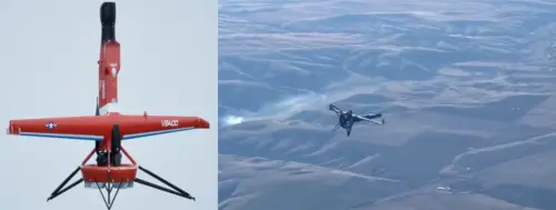 Shield AI's V-BAT is deployed to enhance US surveillance capabilities. (X, Brandon Tseng)
