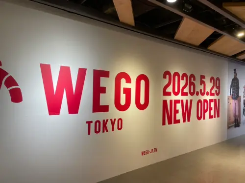▲日本人氣服飾品牌「WEGO」台灣首間店選在台北西門町「誠品生活武昌店4樓」，目前現場已經架起施工隔板。（圖／記者陳雅雲攝）