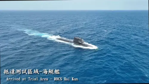 ▲海鯤號潛艦6日順利完成操雷射擊返港。（圖／翻攝自台船youtube）