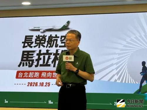 ▲長榮航空總經理孫嘉明。（圖／記者李青縈攝）