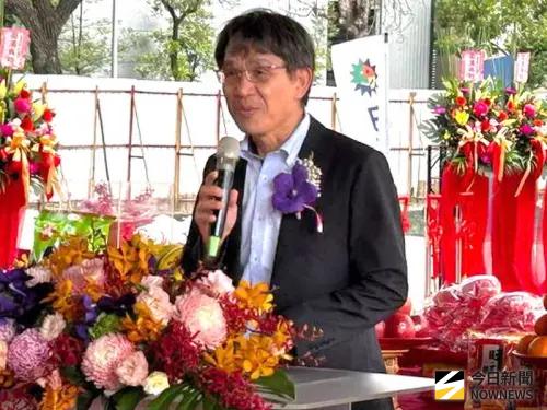 ▲日月光半導體公司高雄廠執行副總經理洪松井致詞。(圖／記者黃守作攝，2026.05.08)