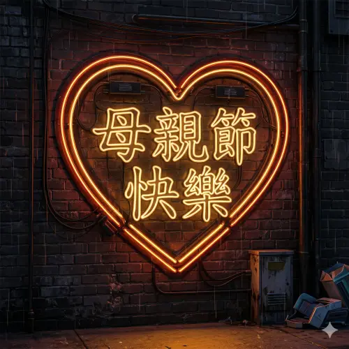 ▲2026「母親節快樂」免費祝福賀圖。（圖／AI生成／記者黃韻文監製）