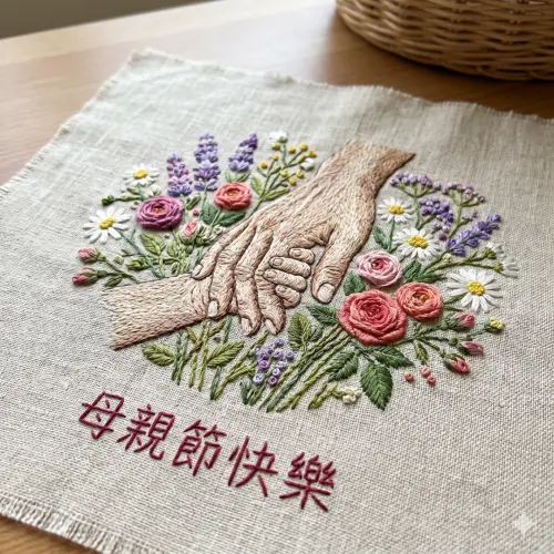 ▲2026「母親節快樂」免費祝福賀圖。（圖／AI生成／記者黃韻文監製）