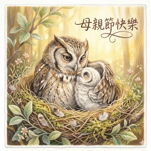 ▲2026「母親節快樂」免費祝福賀圖。（圖／AI生成／記者黃韻文監製）