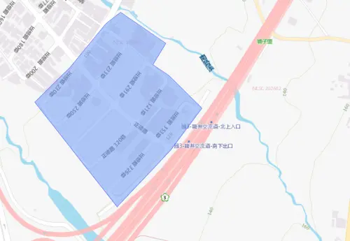 ▲台中市沙鹿區5月11日停水影響範圍。（圖／台灣自來水公司）