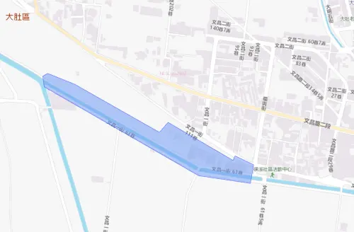 ▲台中市大肚區5月11日停水影響範圍。（圖／台灣自來水公司）
