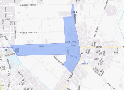 ▲台南市永康區5月11日停水影響範圍。（圖／台灣自來水公司）