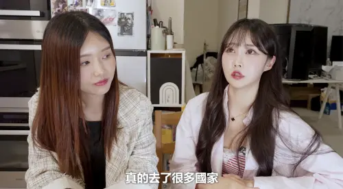 ▲鄭嘉睿（右）公開未來在台灣計劃，目前希望可以好好療癒自己。（圖／翻攝自韓國女生Judy YT）