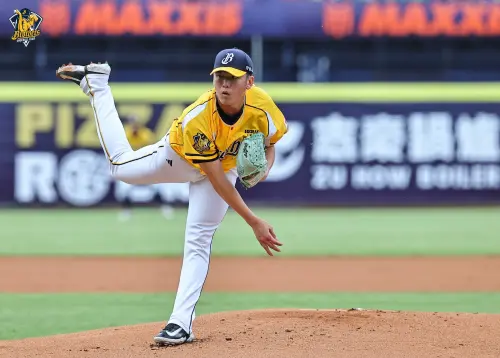 ▲中信兄弟今日推派本土投手林暉盛先發登板，他僅投3局失2責失分吞下敗投。（圖片提供/中信兄弟）