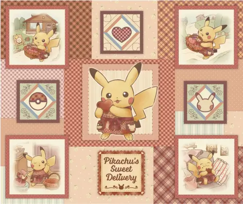 ▲「Pikachu's Sweet Deliver」系列商品最早在一月在日本亮相。（圖／日本寶可夢IG@pokemon_jpn）