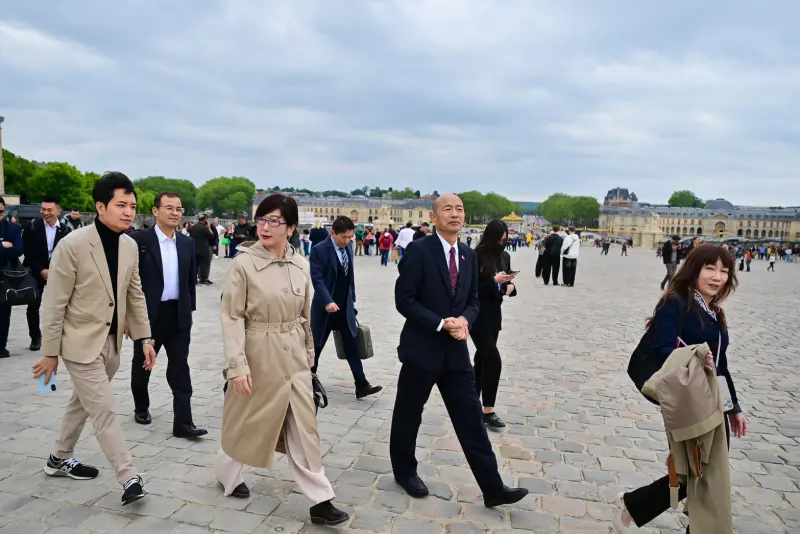   ▲立法院長韓國瑜率跨黨派立委團訪法。（圖／立法院提供）  