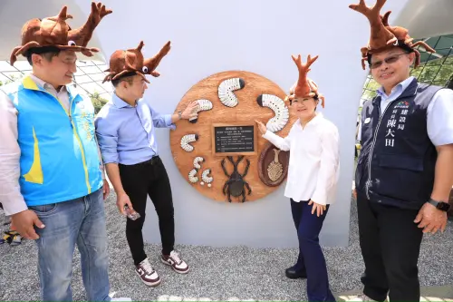 ▲獨角仙生態公園打造獨角仙適合復育與生長的生態棲地(圖／建設局提供2026.5.11)
