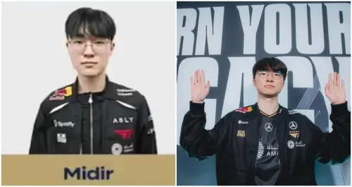 ▲Midir 和 Faker 本人相似度極高，粉絲也感到不可思議直呼「這是複製人」。（圖／取自 X、LOL Esports Flickr）