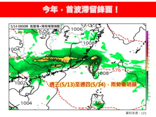 梅雨季首波滯留鋒來了！「5大特徵」影響全台　雨又猛又久連炸3天
