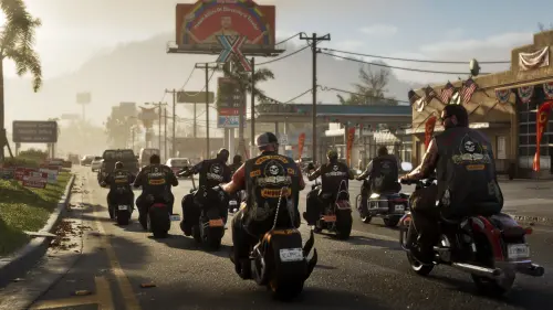 ▲《GTA 6》安柏希亞在雷歐奈達的心臟地帶，當地的摩托幫是主要勢力。（圖／Rockstar Games 提供）