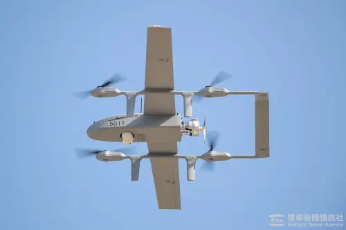 A Taiwanese drone unit conducts training exercises. (MNA)