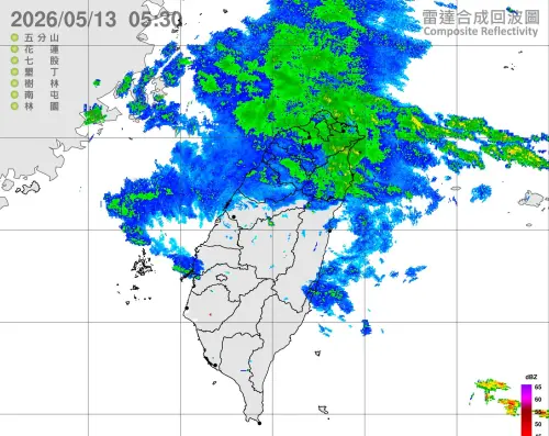 鋒面來了卻沒下雨？台灣上空出現詭異結界　鄭明典：雷達亮帶現象