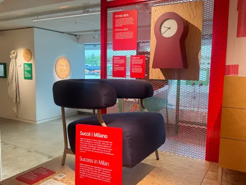 ▲IKEA PS 系列1995年的掛鐘如今被瑞典IKEA Museum永久收藏，成為瑞典設計風格的典範。（圖／記者鍾怡婷攝）