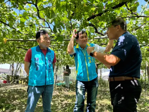 ▲立法院副院長江啟臣團隊前往石岡地區現地會勘(圖／江啟臣服務處提供2026.5.13)