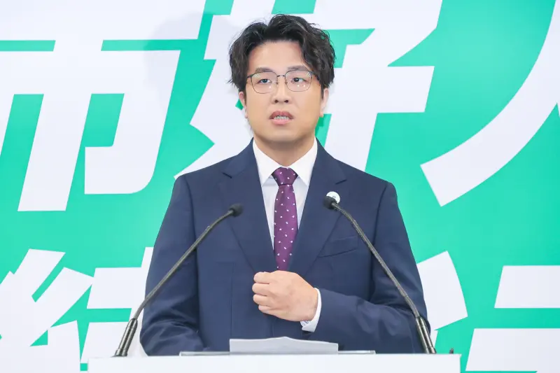    ▲民進黨今提名沈伯洋。（圖／記者趙文彬攝，2026.05.13）  