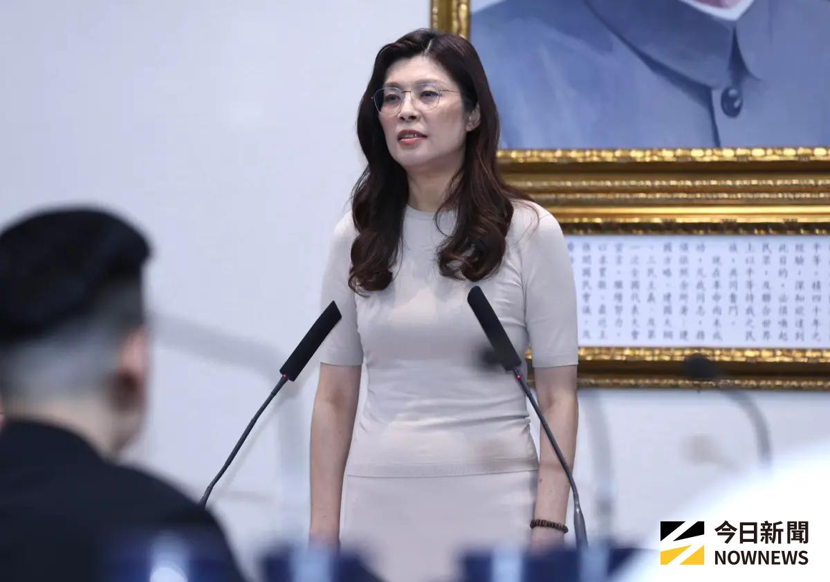 ▲國民黨主席鄭麗文支持川普表態反對台獨 。（圖／記者朱永強攝）