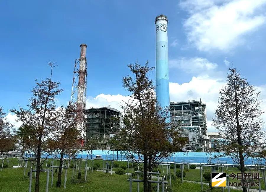 ▲台電公司大林發電廠認養公園造景植樹減碳，以嘉惠地方。(圖／記者黃守作攝)