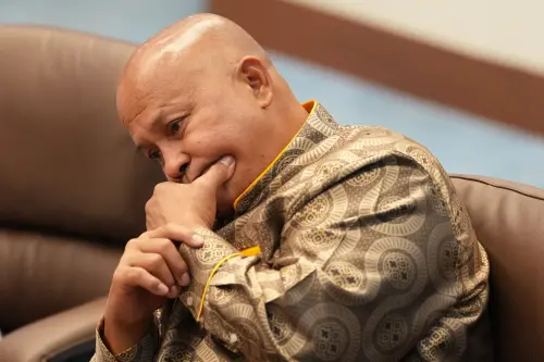 ▲菲律賓參議員德拉羅沙（Ronald Dela Rosa）遭國際刑事法院（ICC）發出逮捕令，目前正受菲國參議院保護。（圖／美聯社／達志影像）