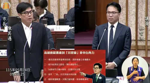 川習會今登場！陳其邁：台灣在國際上可扮演更積極角色